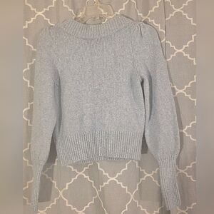 Anthropologie Soft Blue Turtleneck Sweater